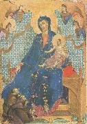 Duccio di Buoninsegna Madonna of the Franciscans (mk08) oil painting artist